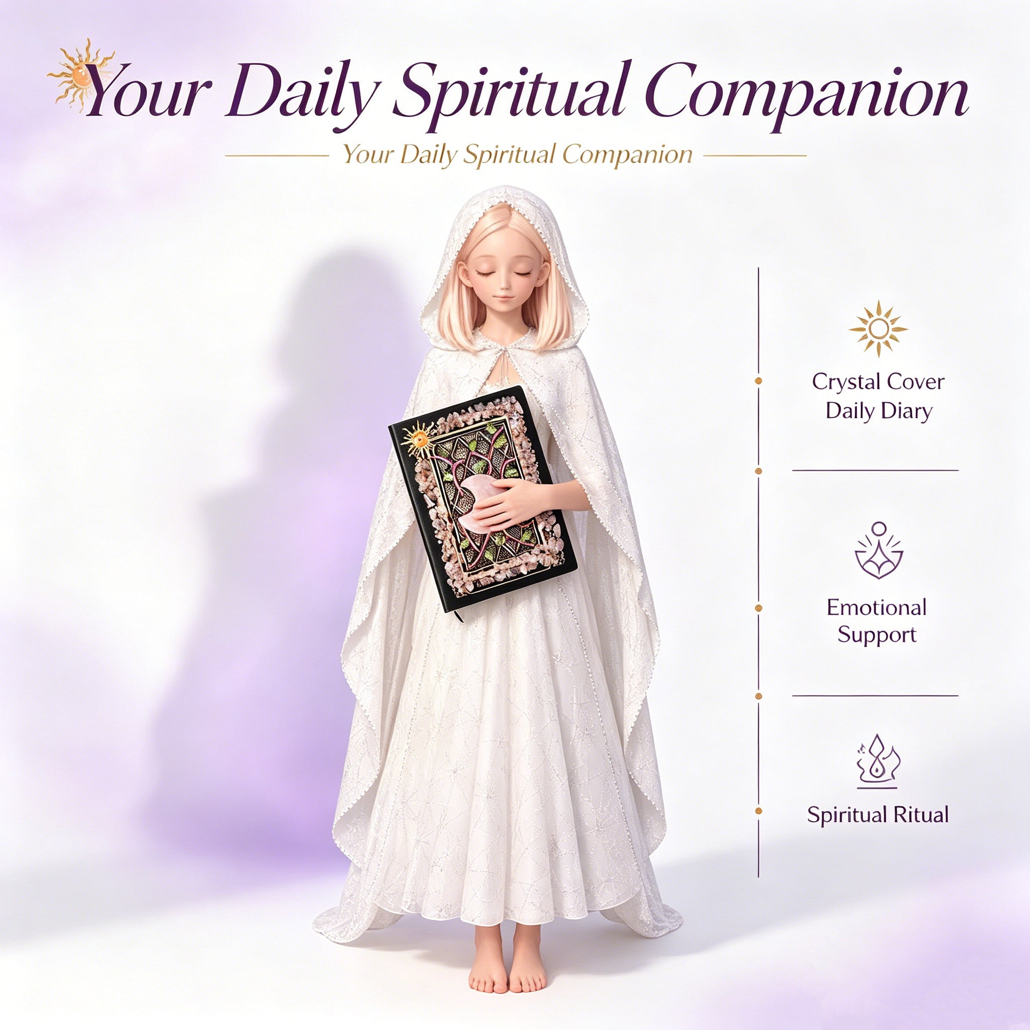Crystal Healing Journal (Journaling, Emotional Release Writing)