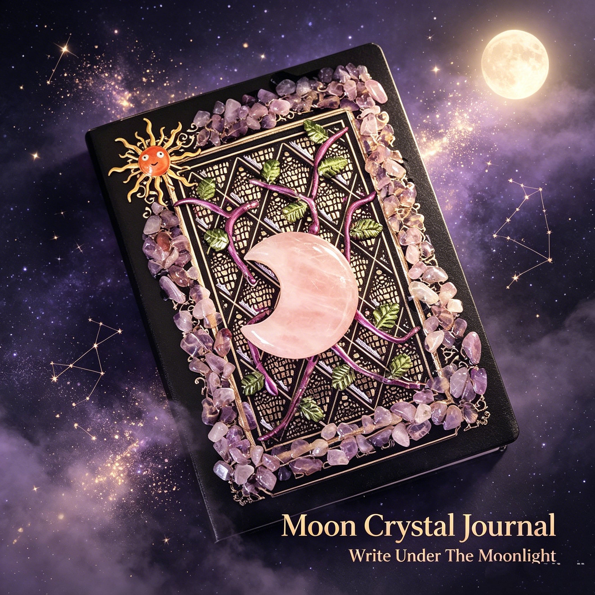 Crystal Healing Journal (Journaling, Emotional Release Writing)