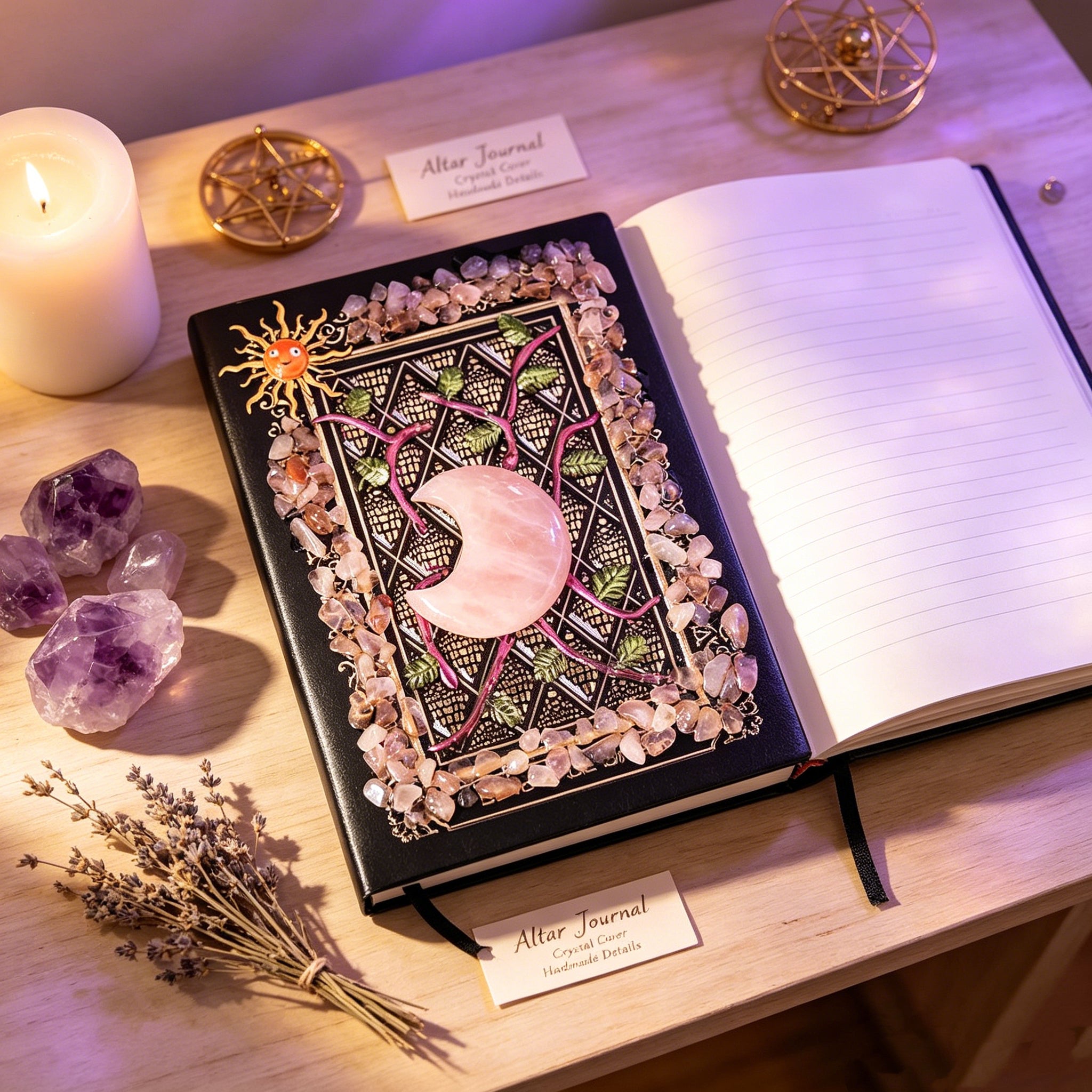 Crystal Healing Journal (Journaling, Emotional Release Writing)