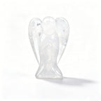 Natural Healing Crystal Angel in an Embrace Figurine
