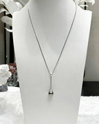 Natural Tahitian Pearl Perfume Bottle Pendant in Sterling Silver by NEPTUNE PEARL