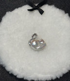 “Swan Lake” Natural Freshwater Baroque Pearl Swan-Shaped Pendant by NEPTUNE PEARL