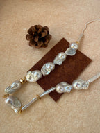 Barnwind Baroque Pearl Necklace with Metallic Accents by NEPTUNE PEARL